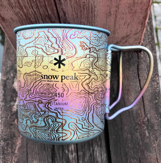 Anodized Titanium Single Mug 450 (MG-143)- ISOHYPSE