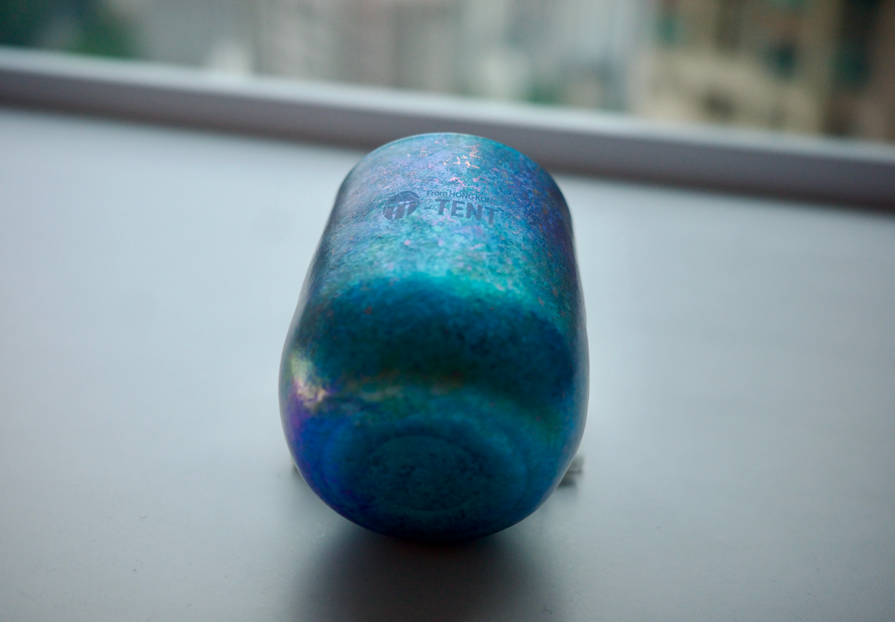 Anodizing Titanium Goose Egg Mug - BLUE GREEN