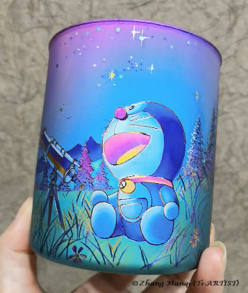 DORAEMON Anodized Titanium Double Wall Mug 450 (MG-053R/TW123)