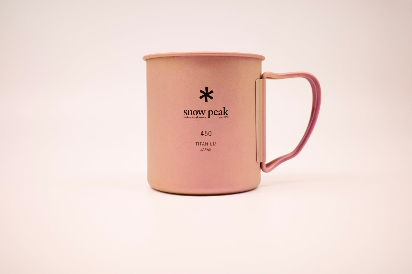 Anodized Titanium Single Mug 450 (MG-143)- Pink