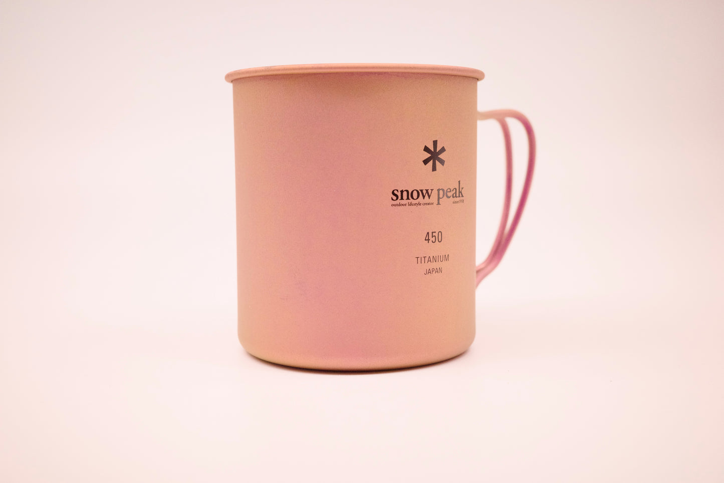 Anodized Titanium Single Mug 450 (MG-143)- Pink