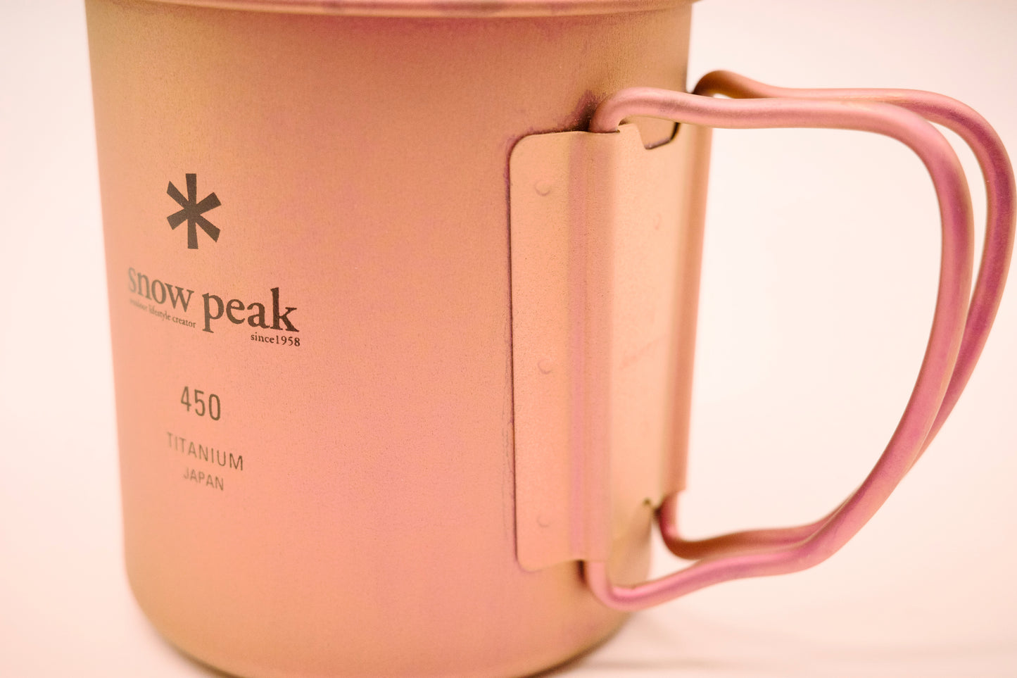 Anodized Titanium Single Mug 450 (MG-143)- Pink