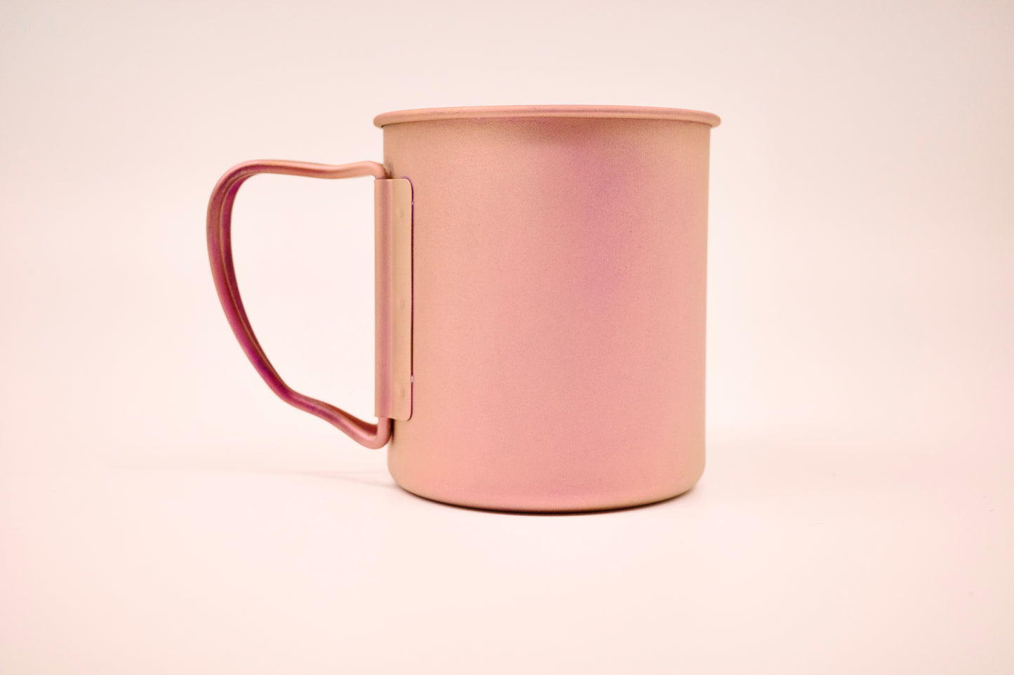 Anodized Titanium Single Mug 450 (MG-143)- Pink