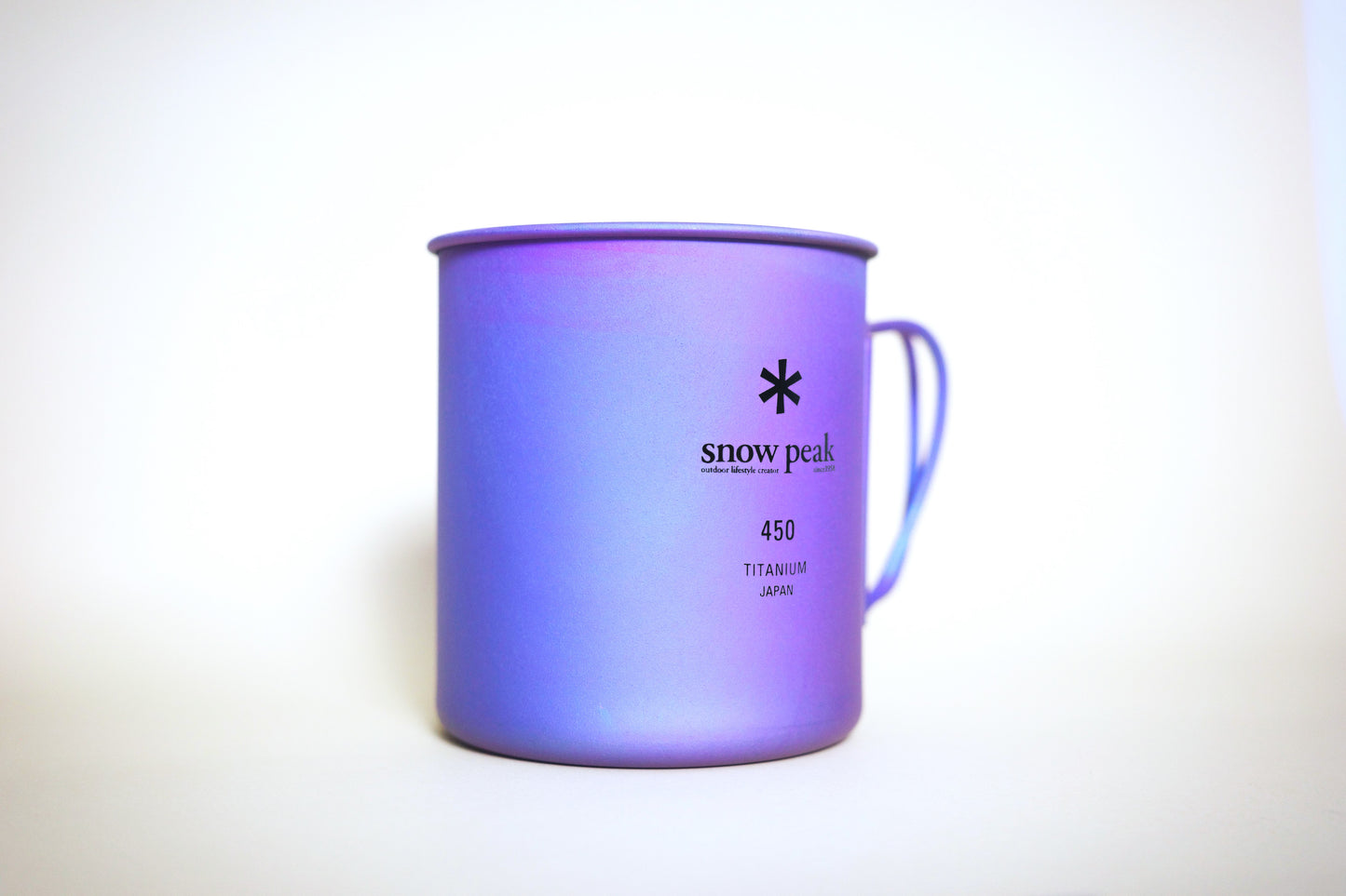 Anodized Titanium Single Mug 450 (MG-143)- Purple