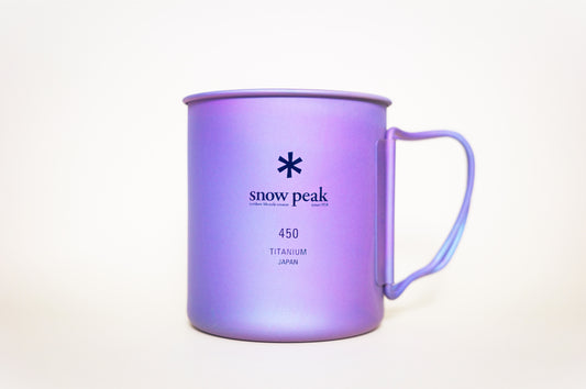 Anodized Titanium Single Mug 450 (MG-143)- Purple