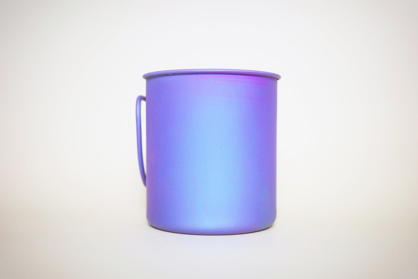 Anodized Titanium Single Mug 450 (MG-143)- Purple