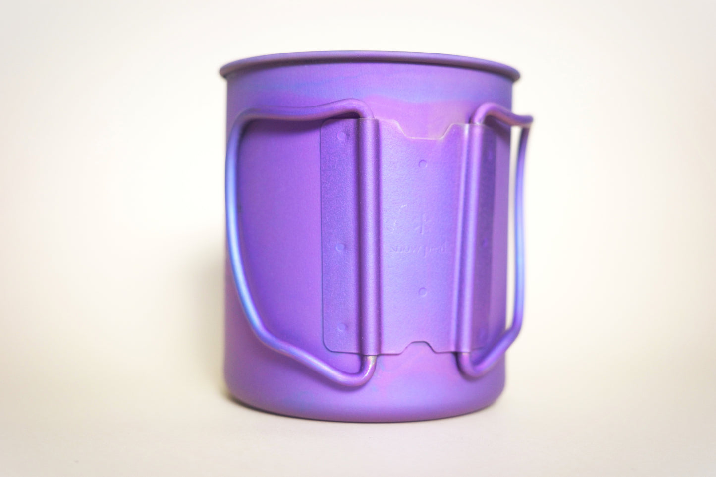 Anodized Titanium Single Mug 450 (MG-143)- Purple